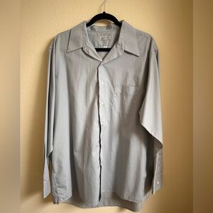 Arrow Gray Men’s Dress Shirt Size XL 17 1/2